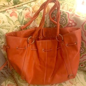 Large over the shoulder pocketbook.